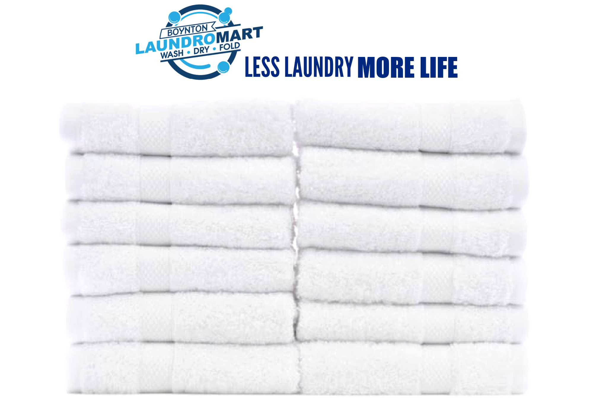 commercial laundry service towels linens boynton lake worth delray beach boca raton